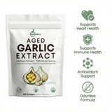 NutraVora Aged Garlic Extract Softgels 7500 mg per Serving – Odorless Garlic Capsules – Daily Immune & Antioxidant Support – Non-GMO, Gluten Free, Lab Tested – 300 Softgels