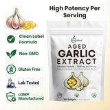NutraVora Aged Garlic Extract Softgels 7500 mg per Serving – Odorless Garlic Capsules – Daily Immune & Antioxidant Support – Non-GMO, Gluten Free, Lab Tested – 300 Softgels