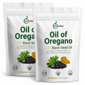 NutraVora Oil of Oregano with Black Seed Oil Softgels – 7500mg – 300 Count | 5-Month Supply