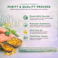 NutraVora Triple Strength Omega-3 Fish Oil Softgels – 4200mg – 300 Count | 100 Servings