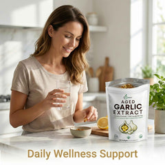 Aged Garlic Extract Softgels 7500 mg per Serving – Odorless Garlic Capsules – 300 Softgels