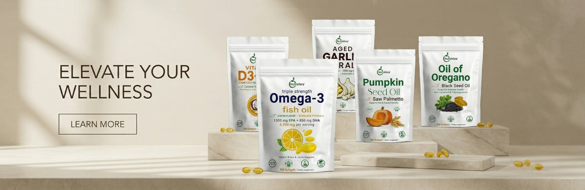 NutraVora supplements and clean daily wellness ingredients